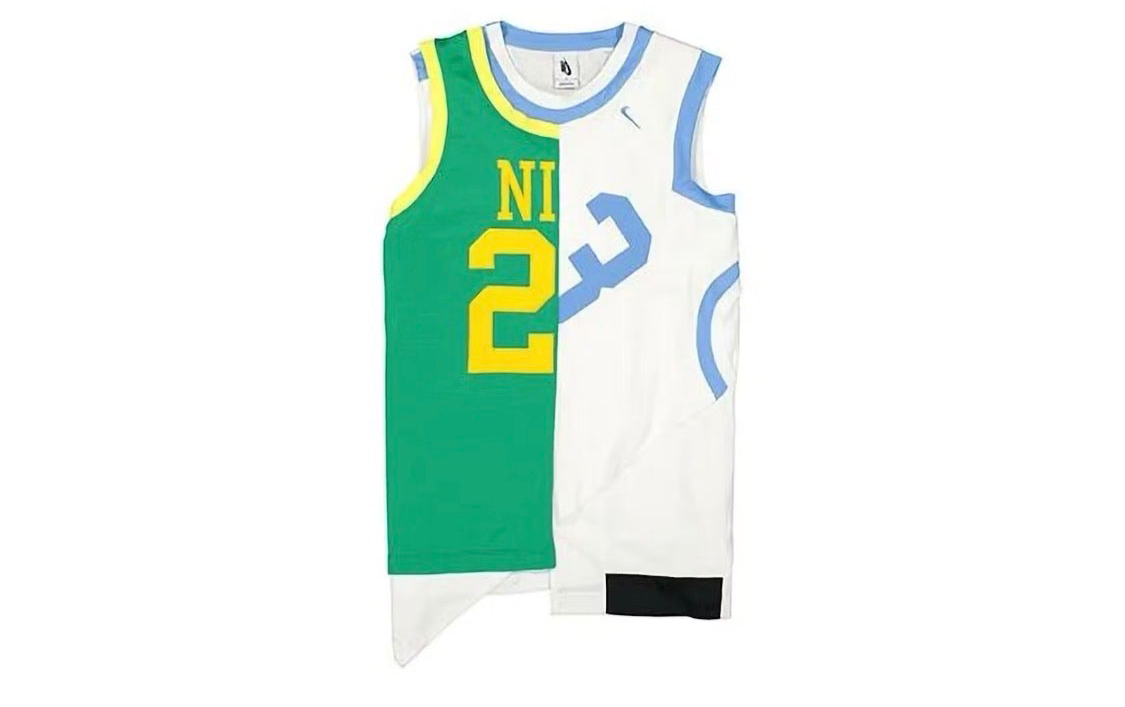 Nike Lab Half Lebron Half Jordan Jersey “White Green”