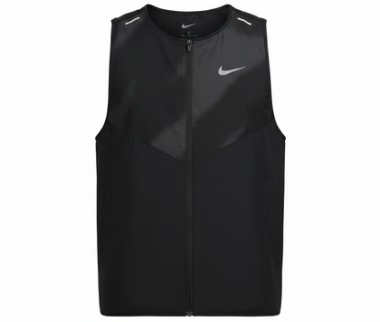 Nike AeroLayer Wild Run Reversible Running Vest Jacket “Black Grey”