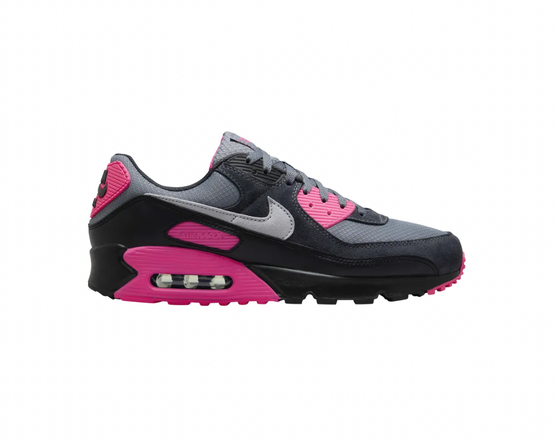 Nike Air Max 90 'Black Grey Hyper Pink'