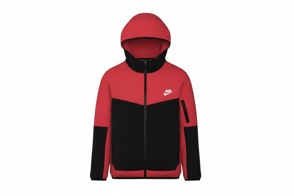 Nike Tech Zip “Crimson Black” Man